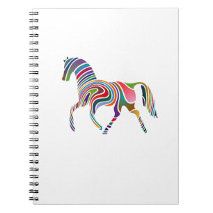 Rainbow Color Stripe Notizblock