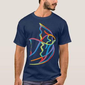 Rainbow Color Zierfische T-Shirt