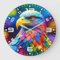 Rainbow Colored Bald Eagle-65456