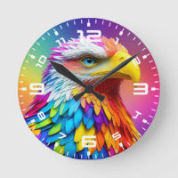 Rainbow Colored Bald Eagle-65456
