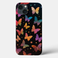 Rainbow Colored Butterfells Galaxy Stars auf Schwa