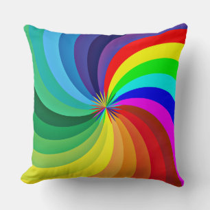 Rainbow Colored Mandala-46556 Kissen