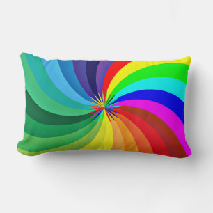 Rainbow Colored Mandala-46556 Lendenkissen