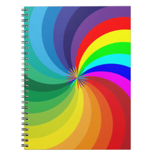 Rainbow Colored Mandala-46556 Notizblock
