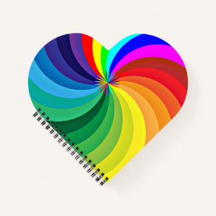 Rainbow Colored Mandala-46556 Notizbuch