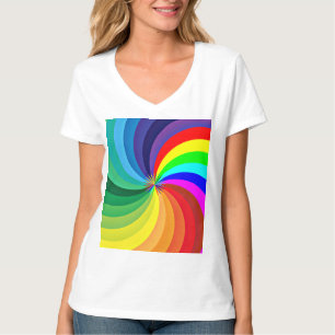 Rainbow Colored Mandala-46556 T-Shirt