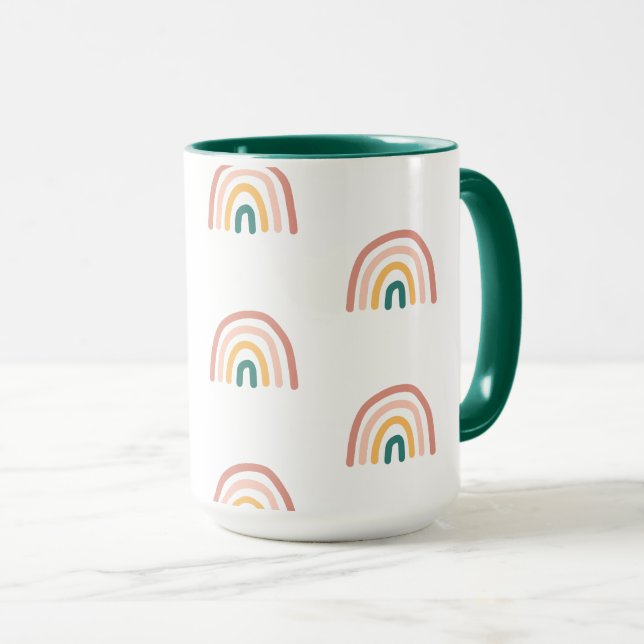 Rainbow Colorful Tasse (VorderseiteRechts)