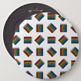 Rainbow Coloring Pencies Button