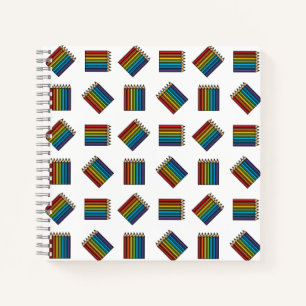 Rainbow Coloring Pencies Notizbuch
