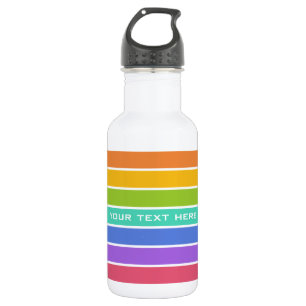 Rainbow Colors custom Edelstahlflasche