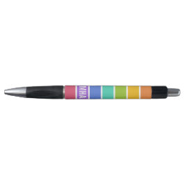 Rainbow Colors custom Monogram Pens Kugelschreiber
