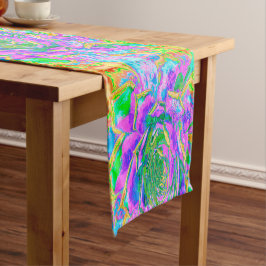 Rainbow Colors Fiesta Succulent Sedum Rosette Kurzer Tischläufer