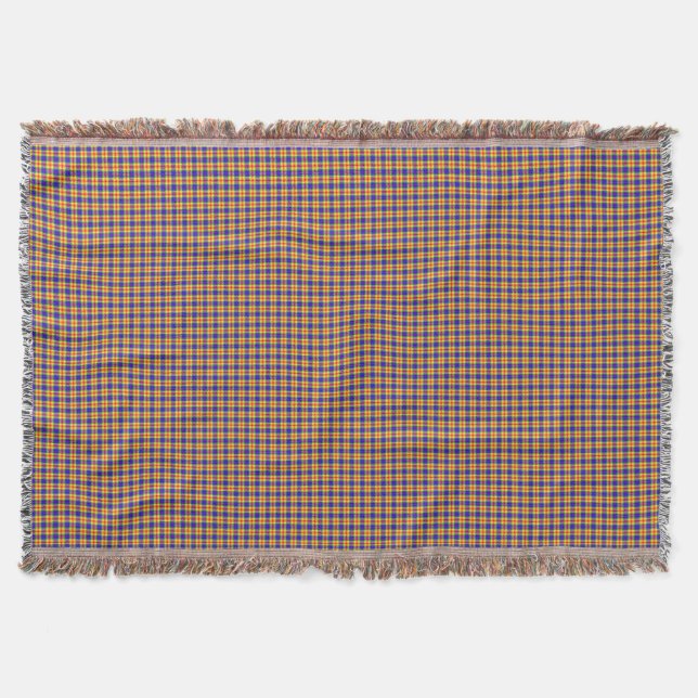 Rainbow Colors Kariert Tartan Pattern Decke (Vorderseite)
