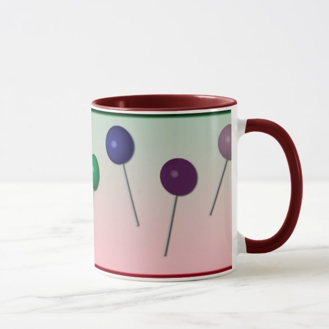 Rainbow Colors Lollipop Tasse (Rechts)