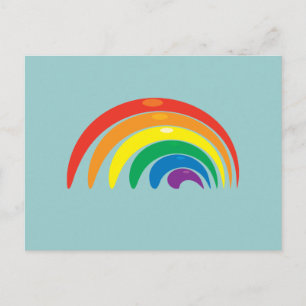 Rainbow Colors Postkarte