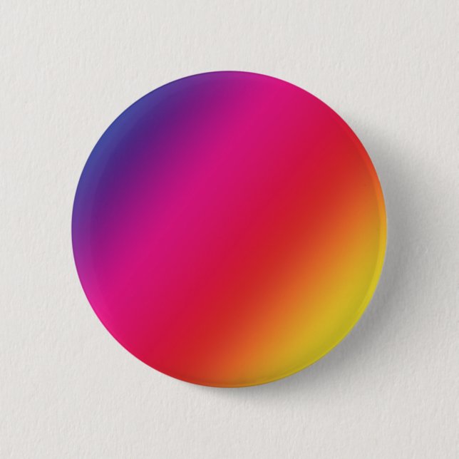 Rainbow Colors Round Button (Vorderseite)