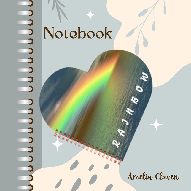 Rainbow Colors Sea Ocean Funkelnd Notebook Notizbuch (Von Creator hochgeladen)
