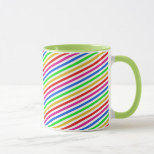Rainbow Colors Strickte Tasse