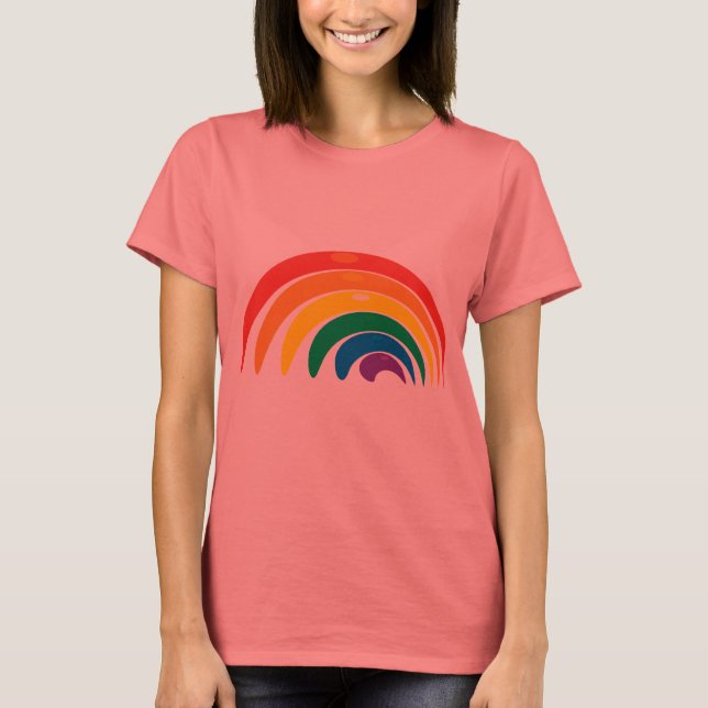 Rainbow Colors T-Shirt (Vorderseite)