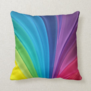 Rainbow Colors Throw Kissen