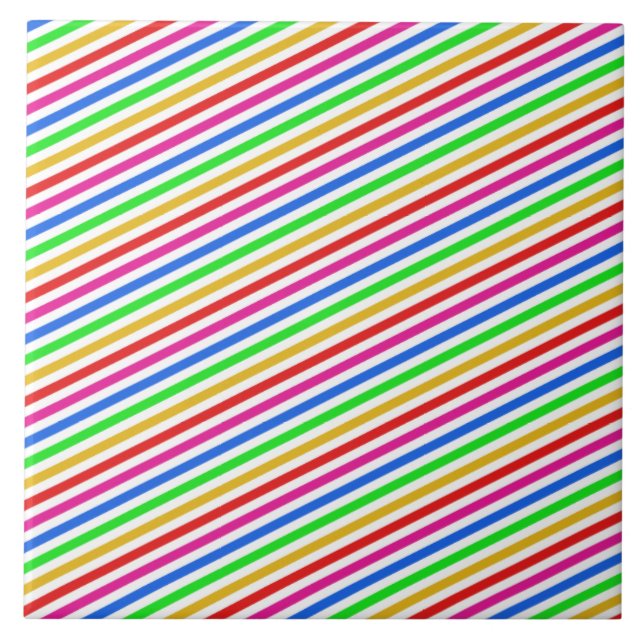 Rainbow Colors Tile Fliese (Vorderseite)