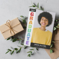 Rainbow Colors Typografy Foto Abschluss