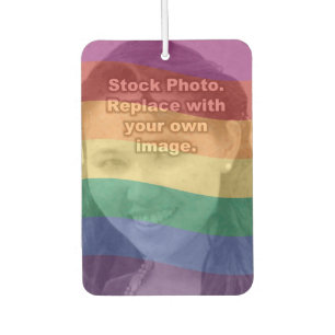 Rainbow Colors Your Foto Autolufterfrischer