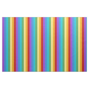 Rainbow Colour Vertikal Stripes Muster Stoff