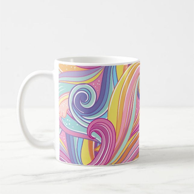 Rainbow Comet: Magical Dreamy Sky. Kaffeetasse (Links)