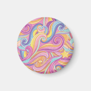 Rainbow Comet: Magical Dreamy Sky. Magnet