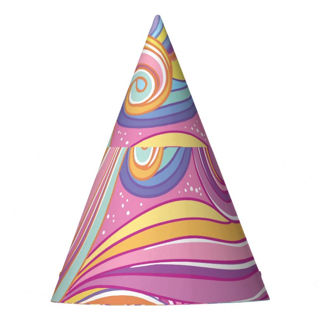 Rainbow Comet: Magical Dreamy Sky. Partyhütchen (Vorderseite)