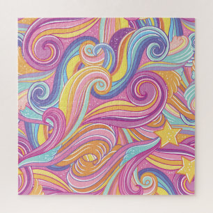 Rainbow Comet: Magical Dreamy Sky. Puzzle