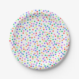 Rainbow Confetti Paper Teller und Bowles