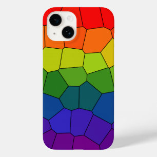 Rainbow-COOLES Muster Case-Mate iPhone 14 Hülle