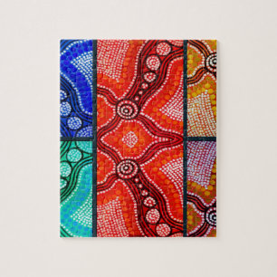 Rainbow Corroboree Panel Puzzle