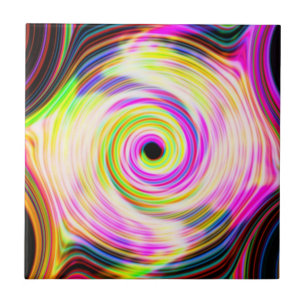 Rainbow Cosmic 5 Swirl Tile Fliese