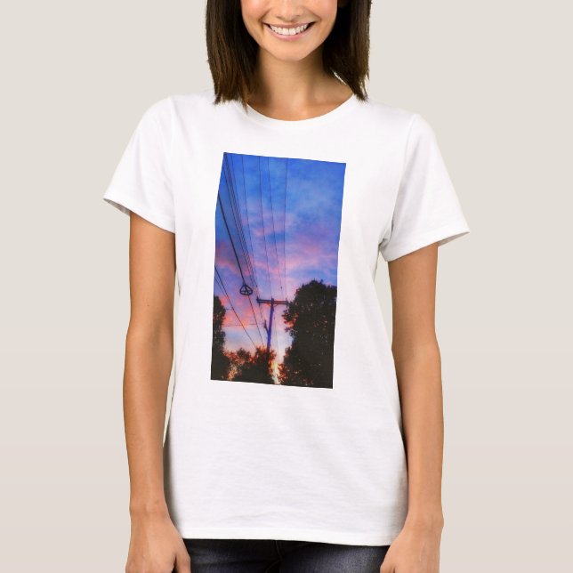 Rainbow Cotton Candy Sky T-Shirt (Vorderseite)