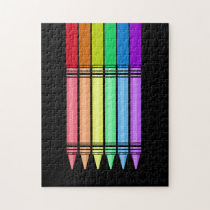 Rainbow Crayon Puzzle