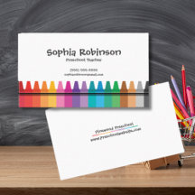 Rainbow Crayons Preschool Teacher