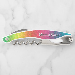 [Rainbow Crinkle Wedding] Farbenfroh Kellnermesser