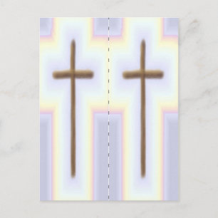 Rainbow Cross Bookmarkers Postkarte