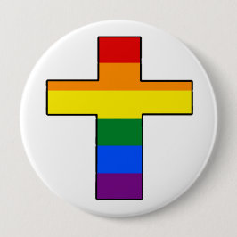 Rainbow Cross Button