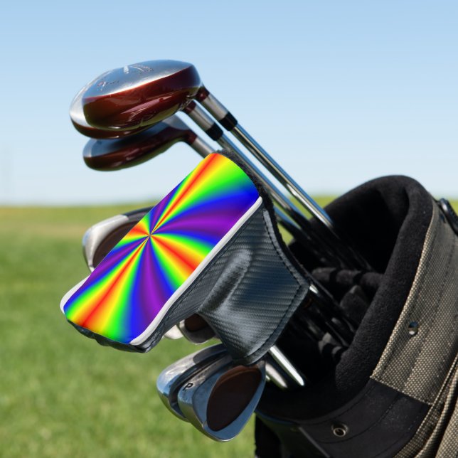 Rainbow Cross Golf Head Cover Golf Headcover (In Situ)
