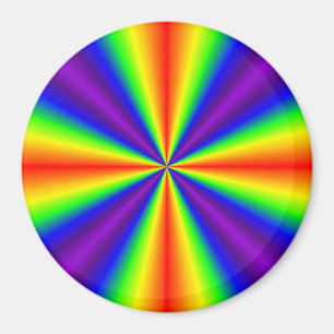 Rainbow Cross Magnet