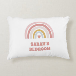 RAINBOW CUSHION TO CUSTOMIZE OR PERSONISE TEXT DEKOKISSEN