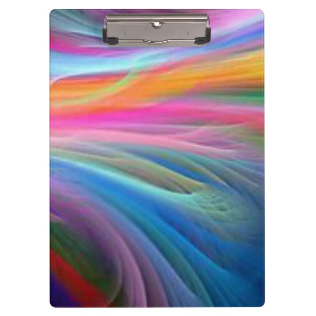 Rainbow Custom Clip Board! Klemmbrett (Vorderseite)