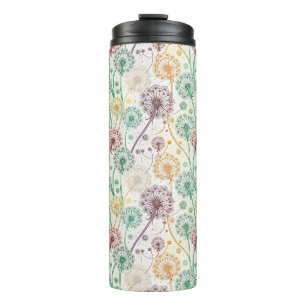 Rainbow Dandelion Breeze - Whimsisches Floral Thermosbecher