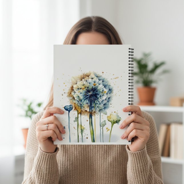 Rainbow Dandelion, kundenspezifisch Notizbuch (Von Creator hochgeladen)