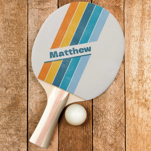 Rainbow Dark mit Namen gestört Tischtennis Schläger (Von Creator hochgeladen)