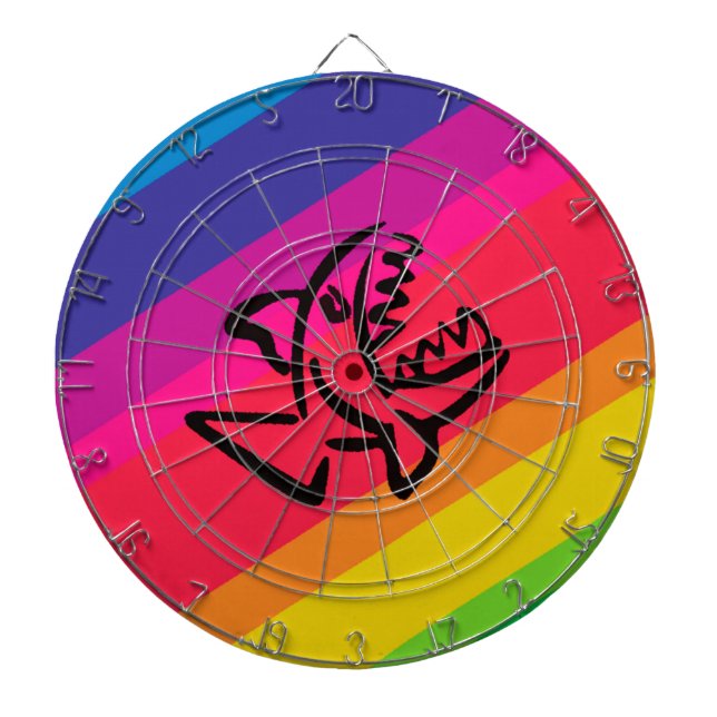 Rainbow Dartscheibe (vorne)